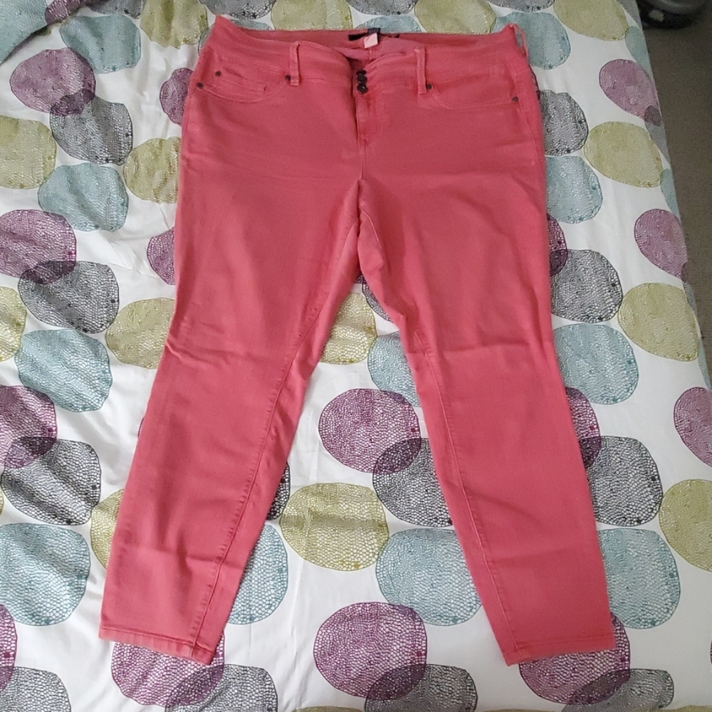 Pink jeggings